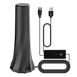 Dododuck 2023 Amplified HD Digital Antenna for Smart TV Indoor. Long 500 Miles Range, High Gain Indoor/Outdoor TV Antenna, Supports 4K and 1080p and Older Smart TVs (2034)
