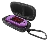 DailyU Travel Case for Zacurate Pro Series 500DL Fingertip Pulse Oximeter Blood Oxygen Saturation Monitor Mystic Purple(CASE ONLY)