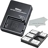 Nikon MH-24 Charger for Nikon EN-EL14 Li-ion Battery Compatible with Nikon D3100 DSLR, D5100 DSLR, and P7000 Digital Cameras + Bonus Items!
