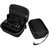 Carrying Case Storage Bag for DJI Mic (2 TX + 1 RX + Charging Case) Wireless Lavalier Microphone, Damping Liner Protective Hard Shell Box Portable Handbag with Handle Strap Hook Kit