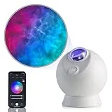 BlissLights Sky Lite Evolve - Galaxy Projector, LED Nebula Lighting, WiFi App, for Meditation, Relaxation, Gaming Room, Home Theater, and Bedroom Night Light Gift (Nebula Cloud Only)