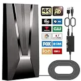 2024 New TV Antenna,TV Antenna Indoor for TV - Amplified HDTV Digital Antenna for TV, 380+ Long Distance Indoor/Outdoor Amplified HDTV Antenna,Support 4K 1080p All Television Outdoor Smart TV Antenna