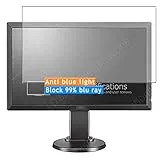 Vaxson 2-Pack Anti Blue Light Screen Protector, compatible with BenQ ZOWIE RL2455/RL2455s/RL2455t/RL2455hm/RL2455TS 24" Monitor TPU Film Protectors Sticker [ Not Tempered Glass ]