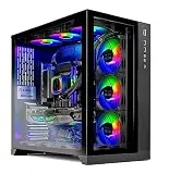 Skytech Gaming Prism II Lian Li O11 PC Desktop – Intel Core i9 13900K 3.0 GHz, NVIDIA RTX 4070 Ti, 1TB NVME Gen4 SSD, 32GB DDR5 RAM RGB, 1000W Gold PSU, 360mm AIO, 11AC Wi-Fi, Windows 11 Home 64-bit