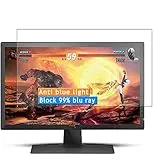 Vaxson 2-Pack Anti Blue Light Screen Protector, compatible with BenQ RL2455 24" Monitor TPU Film Protectors Sticker [ Not Tempered Glass ]
