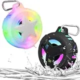 EBODA Bluetooth Shower Speaker, Portable Bluetooth Speakers, IP67 Waterproof Wireless Speaker with LED Light, Floating, 2000mAh, for Kayak, Beach, Gifts for Unisex