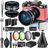 G-Anica Digital Cameras for Photography（Pink）