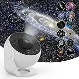 Star Projector,Rusoso Galaxy Projector,12 in 1 Planetarium Star Projector Realistic Starry Sky Night Light,360 °Rotation,Timing,Mute Design,Projection Effect forBedroom,Party,Game Rooms