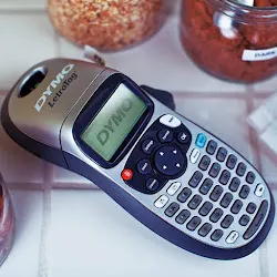 DYMO Label Maker, LetraTag 100H Handheld Label Maker, Easy-to-Use, 13 Character LCD Screen, Great for Home & Office Organization