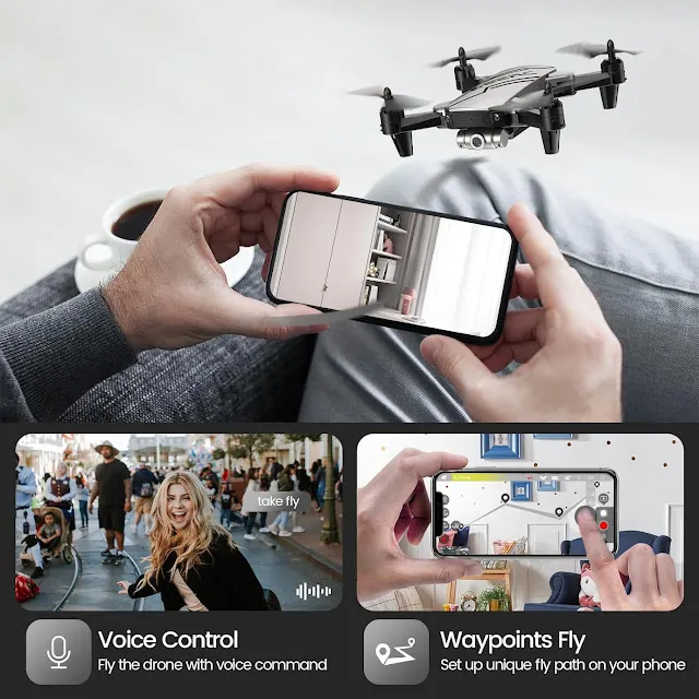 DEERC D20 Mini Drone comes equipped with a high-definition Wi-Fi camera