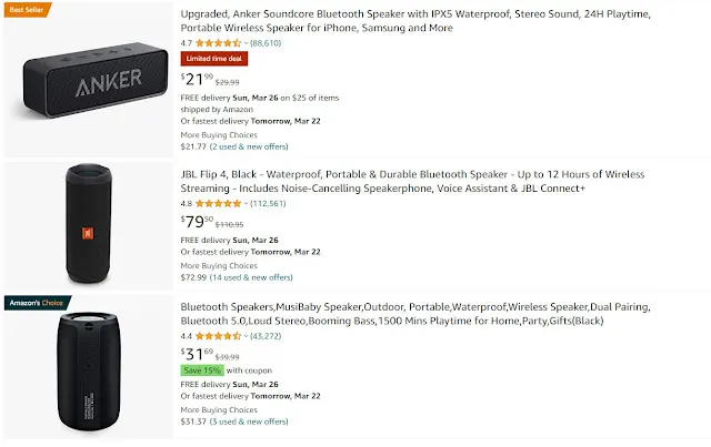 MIATONE Outdoor Portable Bluetooth Speakers Wireless Speaker Waterproof - Pink