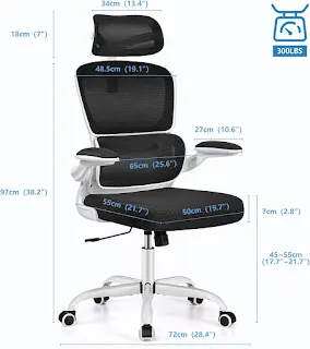 Best Gaming Chair for Back Pain | BestOffice High-Back Gaming Chair Razzor Ergonomic Office Chair