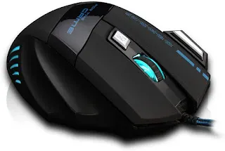 Zelotes Ergonomic 7200 DPI LED Optical Wired Gaming Mouse