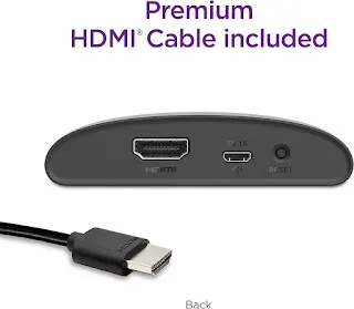 Roku Express 4K+ | Streaming Player with Roku Voice Remote with TV Controls