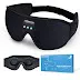 Sleep Headphones, Bluetooth 5.0 Wireless 3D Eye Mask
