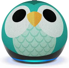 All-New Echo Dot (5th Gen, 2022 release) Kids | Designed for kids, with parental controls | Owl All-New Echo Dot (5th Gen, 2022 release) Kids | Designed for kids, with parental controls | Owl