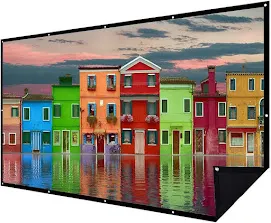 NIERBO 120 Inch Double Layer Projector Screen