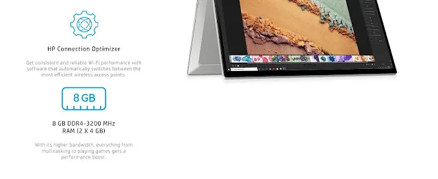 Equipped with 8 GB of DDR4 RAM