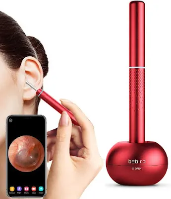 BEBIRD M9 Pro Ear Wax Removal Tool with Ear Camera and 6 LED Lights, 1080P Ear Scope, Ear Cleaner for Adults and Kids, Ear Pick with 6 Reusable Replacement Soft Ear Scoops for Earwax Removal, Red BEBIRD M9 Pro Ear Wax Removal Tool with Ear Camera and 6 LED Lights, 1080P Ear Scope, Ear Cleaner for Adults and Kids, Ear Pick with 6 Reusable Replacement Soft Ear Scoops for Earwax Removal, Red