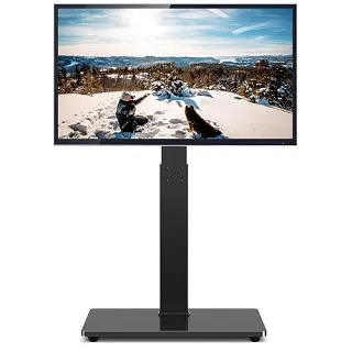 Universal Floor TV Stand Base with Swivel Height Adjustable Mount for 32 37 43 47 50 55 60 65 70 Inch Plasma LCD LED OLED Flat