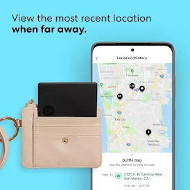 Tile Slim (2022) 1-Pack. Thin Bluetooth Tracker, Wallet Finder and Item Locator for Wallet, Luggage Tags and More; Up to 250 ft. Range.