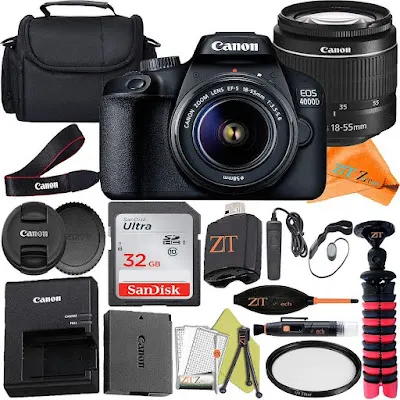 Minolta MN53Z-R Pro Shot Digital Camera Bundle Review Canon EOS 4000D (Rebel T100) DSLR Camera Bundle