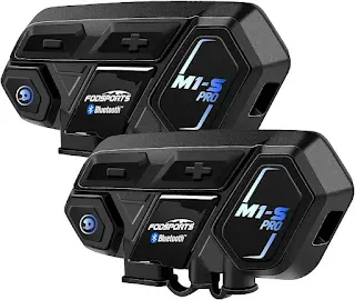 FODSPORTS Motorcycle Bluetooth Intercom M1-S Pro