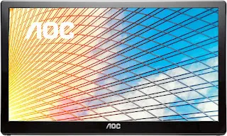 AOC e1659Fwu Portable LED Monitor: Display Space and Increase Productivity