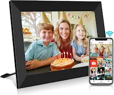 YENOCK FRAMEO Digital Photo Frame WiFi 10.1 Inch HD IPS LCD Touch Screen