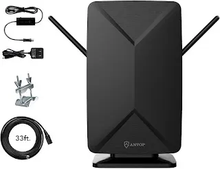 Digital Antenna - Flat Panel Mini Big Boy Indoor/Outdoor Smartpass Amplified