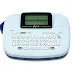 Brother P-Touch, PTM95, Handy Label Maker, 9 Type Styles, 8 Deco Mode Patterns, Navy Blue, Blue Gray