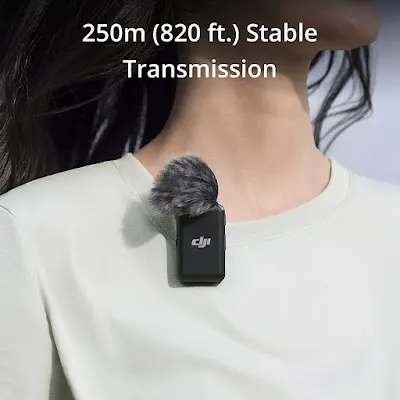 DJI Mic 2 TX 1 RX Charging Case | Wireless Lavalier Microphone | Best Option for Vloggers