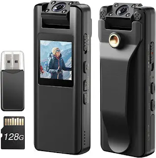 Top 20 Body Cameras for Law Enforcement and Civilian Use BOBLOV A22 128GB Body Camera