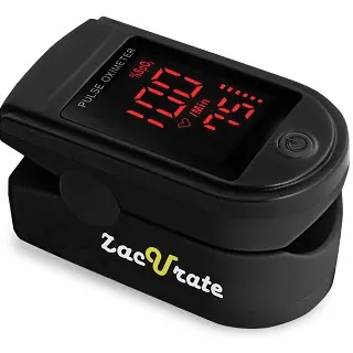 Zaurate Pro Series 500DL Fingertip Pulse Oximeter Blood Oxygen Saturation Monitor