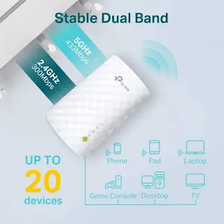 TP-Link AC750 WiFi Extender RE220: WiFi Range Extender