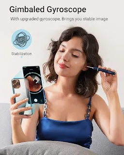 BEBIRD Note5 Ear Wax Removal Tool with Ear Camera, Ear Cleaner with Ear Pick &Tweezers Mode, 1000W Ear Scope, Universal Gyroscope for Earwax Removal, Ear Wax Removal Kit Include 6pcs Ear Scoop, Blue BEBIRD Note5 Ear Wax Removal Tool with Ear Camera, Ear Cleaner with Ear Pick &Tweezers Mode, 1000W Ear Scope, Universal Gyroscope for Earwax Removal, Ear Wax Removal Kit Include 6pcs Ear Scoop, Blue