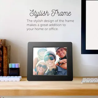 Aluratek 8 Inch Digital Photo Frame| Aluratek Digital Picture Frame