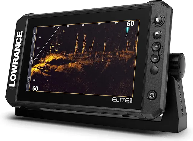 Lowrance Elite FS 9 Fish Finder (No Transducer) with Preloaded C-MAP Contour+ Charts