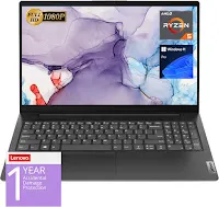 Lenovo V15 Laptop, 15.6" FHD Display,