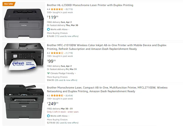 Brother HL-L2350DW Compact Monochrome Laser Printer Review
