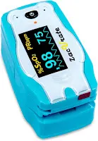 Zaurate Pro Series 500DL Fingertip Pulse Oximeter Blood Oxygen Saturation Monitor