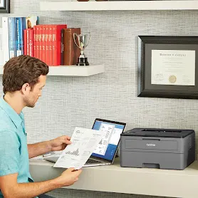 Brother HLL2305W compact mono laser single function printer: perfect for home or small office use