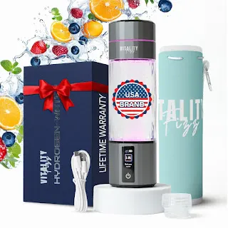 Upgraded Hydrogen Water Bottle & Ionizer