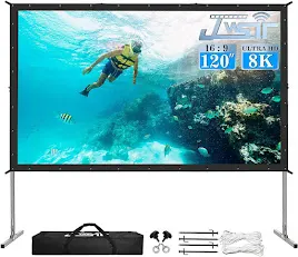 JWSIT 120 Inch Portable Projector Screen