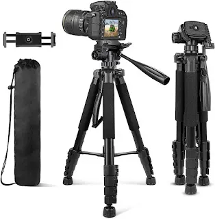 UBeesize 67 inch Camera Tripod with Travel Bag: A Cell Phone Tripod