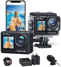 WOLFANG Action Cameras - A Comprehensive Review WOLFANG GA200 Action Camera