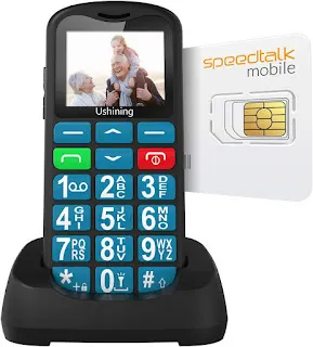USHINING 4G LTE Unlocked Senior Cell Phone