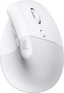 Logitech Lift Vertical Ergonomic Mouse - Off White (Renewed)