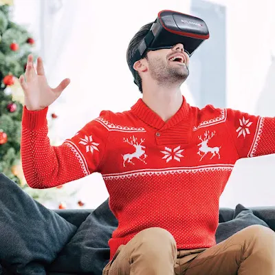 VR Headset for Phone with Controller | Compatible with iPhone and Android | Virtual Reality Goggles w/ Remote Control for Android | 3D Glasses for Kids and Adults | Play Your Best VR Games