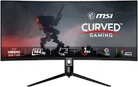 AOC CU34G3S 34 Review | Frameless Curved Ultrawide Gaming Monitor MSI Optix MAG342CQR